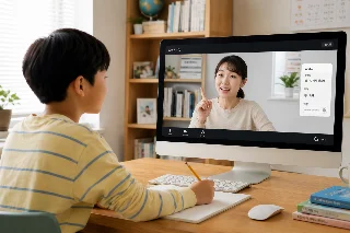 선생님 화상 코칭 장면